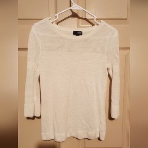 White sweater top